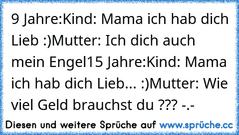 Hab dich lieb sprüche kinder